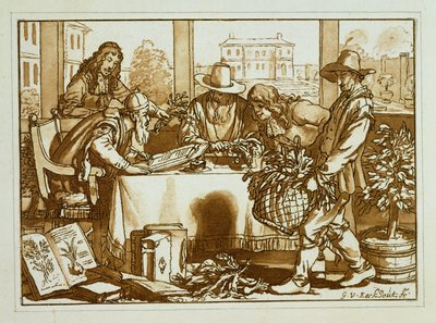 Botanists Examining Plants by Gerbrand van den Eeckhout